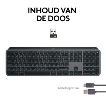 LOGITECH MX KEYS S - GRAPHITE - US INTL - BT N/A - INTNL-973 PERP (920-011587)