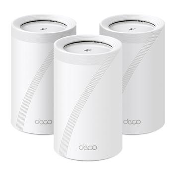 TP-Link BE9300 Whole Home Mesh Wi-Fi 7 System Tri-Band 574Mbps at 2.4GHz + 2880Mbps at 5GHz + 5760Mbps at 6GHz Internal Antenna (DECO BE65(3-PACK))