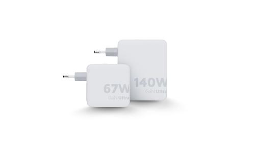 XTORM 140W GaN-Ultra Rejseoplader/ USB-C PD kabel White (XVC2140)