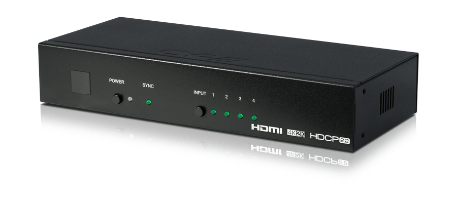CYP 4-Way Advanced HDMI Switcher - 4K, HDCP2.2, HDMI2.0, IR, RS-232, IP, Web GUI (EL-41HP-4K22)