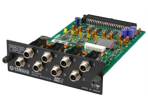 YAMAHA MY8-AD24 Ekspansjon 8-channel line-level analog input card (MY8-AD24)