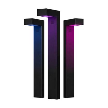 Hombli Smart Outdoor Pathway Light, Black (3-pack) (HBPK-0100)