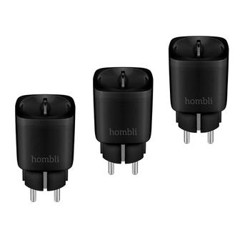 Hombli Smart Socket (EU) Promo Pack 2+1 Black (HBPP-0205)
