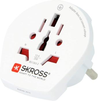 SKROSS World to Europe travel adapter - Bulk (white) (1.500211C-1)