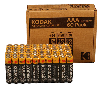 KODAK XTRALIFE alkaline AAA battery (60-pack) (30410985B)