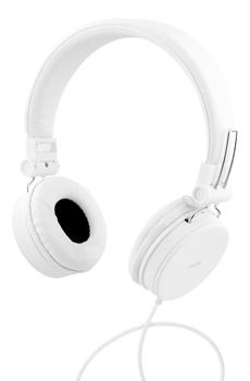 STREETZ headset for smartphone,  microphone,  1-button, 1,5m, white (HL-W203)