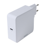DELTACO USB wall charger, 1x USB-C PD, 65 W, white