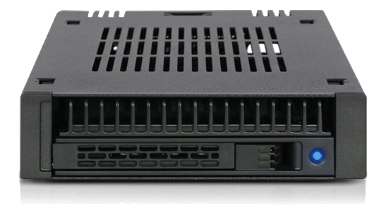 ICY DOCK 1x2.5" SATA/SAS in 1x3.5" bay mobile rack screwless (MB741SP-B)