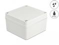 DELOCK Installation Housing IP65 waterproof 125 x 125 x 75 mm grey