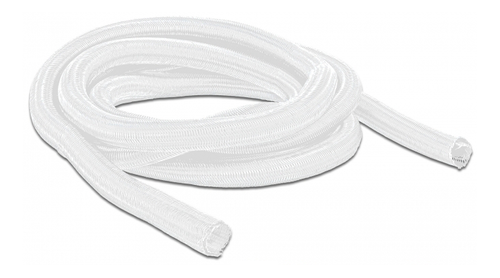 DELOCK Braided Sleeve self-closing 2 m x 19 mm white (20700)