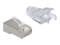 DELOCK RJ45 Modular Plug with front opening (easy connect) Cat.6 and b