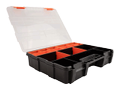 DELOCK Sorting box with 21 compartments 290 x 220 x 60 mm orange / bla
