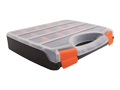 DELOCK Sorting box with 17 compartments 320 x 255 x 60 mm orange / bla