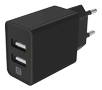 XTREMEMAC DOUBLE USB WALL CHARGER - Black
