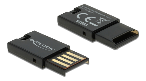 DELOCK USB 2.0 Card Reader for Micro SD memory cards (91603)
