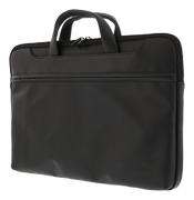 DELTACO Notebook bag up to 13-14", PU-leather, black