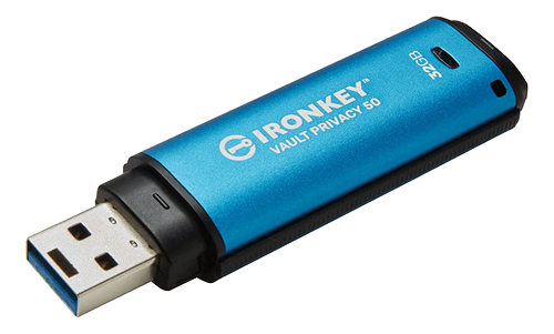 KINGSTON 32GB USB-C IronKey Vault Privacy 50C AES-256 Encrypted (IKVP50C/32GB)