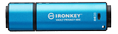 KINGSTON 64GB USB-C IRONKEY VAULT P 50C AES-256 ENCRYPTED FIPS 197 EXT