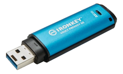KINGSTON 128GB USB-C IronKey Vault Privacy 50C AES-256 Encrypted