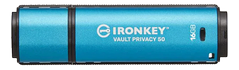 KINGSTON 16GB USB-C IronKey Vault Privacy 50C AES-256 Encrypted