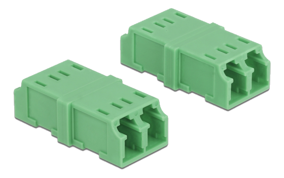 DELOCK Coupler LC Duplex female to LC Duplex female 4 pieces (85924)
