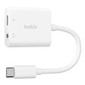 BELKIN ROCKSTAR 3.5MM AUDIO+USB-C CHARGE ADAP