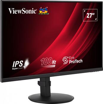 VIEWSONIC c VG2708A - LED monitor - 27" - 1920 x 1080 Full HD (1080p) @ 100 Hz - IPS - 250 cd/m² - 1300:1 - 5 ms - HDMI, VGA, DisplayPort - speakers (VG2708A)