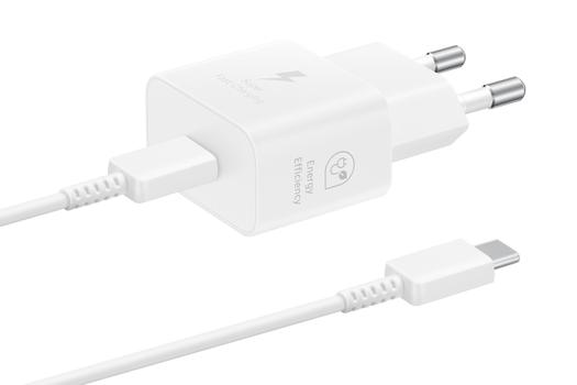 Samsung EP-T2510X strømadapter - med datakabel - 24 pin USB-C - 25 watt (EP-T2510XWEGEU)
