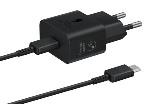 SAMSUNG EP-T2510 Power Adapter 25W + USB-C Cable Svart (EP-T2510XBEGEU)