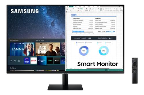 SAMSUNG M5 Smart Monitor 27inch 16:9 1920x1080 VA 8ms 60Hz HDR10 Airplay2 Adaptive picture Speaker 2xHDMI WiFi BT Tilt Stand Remote (LS27AM502NRXEN)