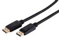 AESP DisplayPort 1.2 4K@60 1 m 4K@60, svart kabel , versjon 1.2