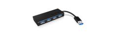 ICY BOX IB-AC6104-B - hub - 4 porter