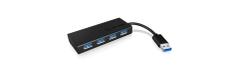 ICY BOX USB 3.0 HUB 4 PORT ALUMINIUM CASE