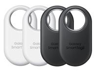 Samsung Galaxy SmartTag2 sporingsbrikke 4-pack (sort/ hvit) Utskiftbart batteri, IP67, opptil 700 dager batteritid (EI-T5600KWEGEU)