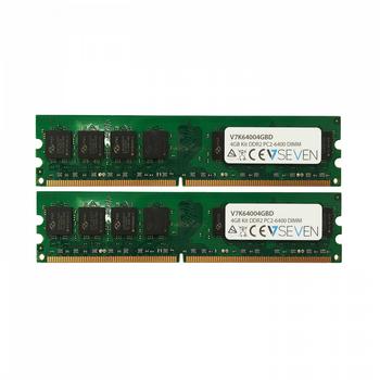 V7 2X2GB KIT DDR2 800MHZ CL6 NON ECC DIMM PC2-6400 1.8V LEG MEM (V7K64004GBD)