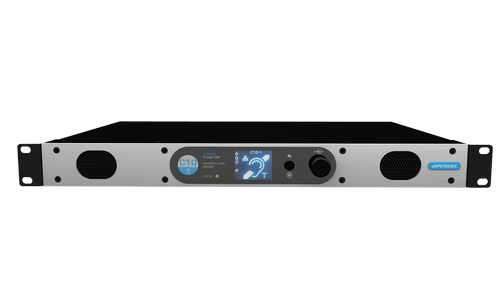 AMPETRONIC Teleslynge forsterker,  10A output, 1 kanal, m/ Nettv.& DANTE (C10-1D)