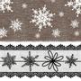 Snowy Winter Frokostserviet , Snowy Winter, 3-lags, 1/4 fold, 32x32cm, flerfarvet, nyfiber