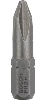 BOSCH 3pcs PH Screwdriver Bit PH2 XH 25mm (2607001511)