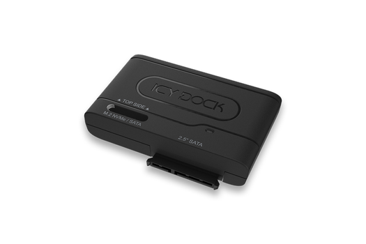 ICY DOCK USB 3.2 Gen 2 (Type-C)>2.5" SATA SSD/HDD & M.2 NVMe/SATA SSD (MB104U-1SMB)