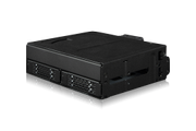 ICY DOCK ToughArmor MB105VP-B 2 Bay 2.5" U.2/U.3 NVMe SSD PCIe 4.0 Mobile Rack Enclosure for External 5.25" Drive Bay (1 x SlimSAS SFF-8654 8i)