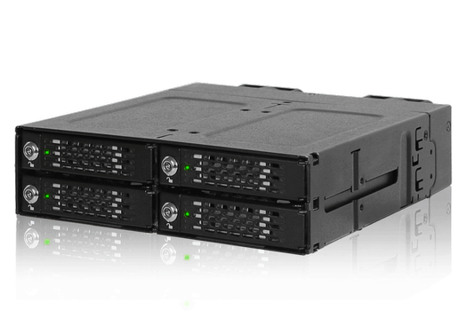 ICY DOCK 4x PCIe 4.0 M.2 NVMe to 4x OCuLink in 1x 5.25" bay (MB720MK-B V2)