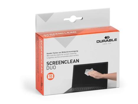 DURABLE Rengöringsduk DURABLE V/T skärm 10/fp (882342)