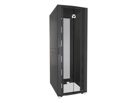 Vertiv Rack 48U 2265mm (96.16")H x 600mm (23.62")W x 1115mm (43.89")D with (1) 77% Perforated Locking Front (VR3107-007)