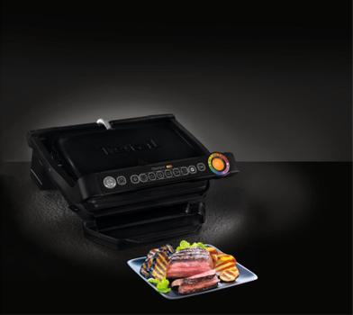 TEFAL Optigrill - elektrisch,  schwarz (GC705816)