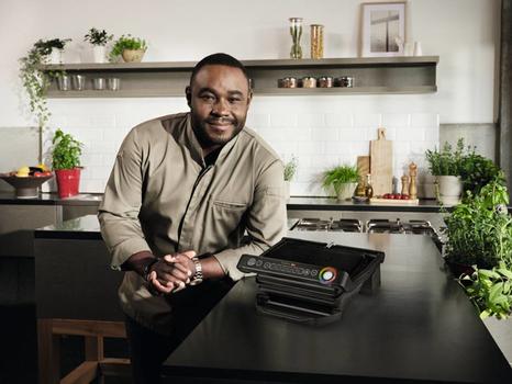 TEFAL Optigrill - elektrisch,  schwarz (GC705816)