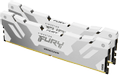 KINGSTON FURY Renegade - DDR5 - kit - 32 GB: 2 x 16 GB - DIMM 288-pin - 7600 MHz / PC5-60800 - CL38 - 1.45 V - unbuffered - on-die ECC - white, silver
