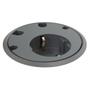 FORMING FUNCTION Powerdot 1 Power 4 Cable-Throughs, Adjustable, Black