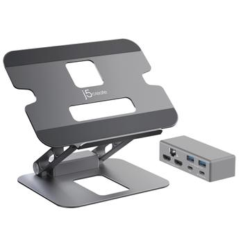 J5 CREATE MULTI-ANGLE DUAL 4K DOCKING STAND ACCS (JTS427-N)
