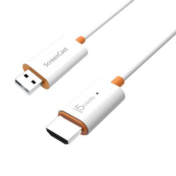 J5 CREATE SCREENCAST WIRELESS DISPLAY ADAPTER CABL (JVAW56-N)