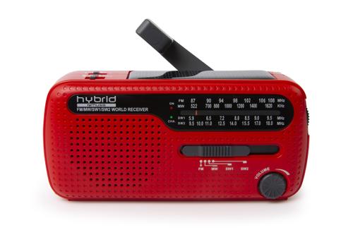 MUSE MH-07 RED Handheld Emergency Crankradio (MH-07 RED)